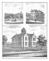 L.B. Wing, Geo. Markley, Public School Building, Licking County 1875